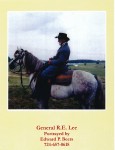 General Lee on his horse, Traveller.